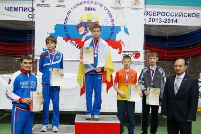 В Рязани завершились соревнования первенства России по тхэквондо